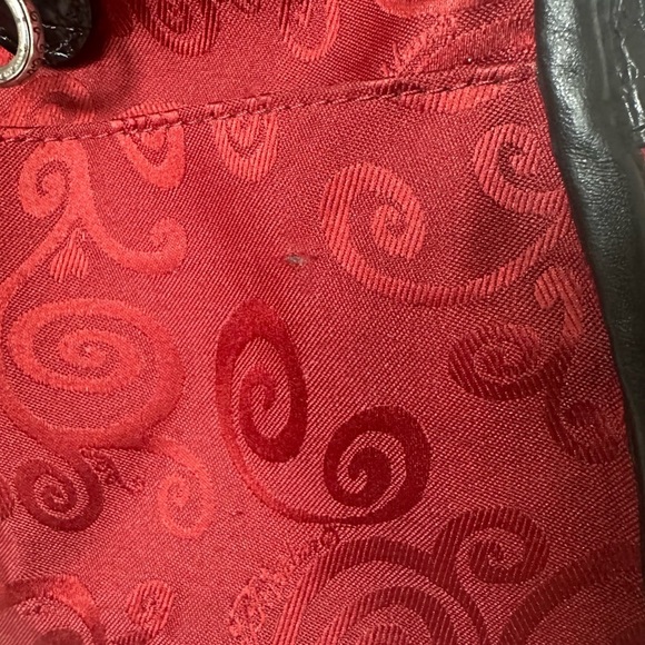 BRIGHTON RED BLACK HEART TRAVEL COSMETICS BAG - Picture 16 of 16